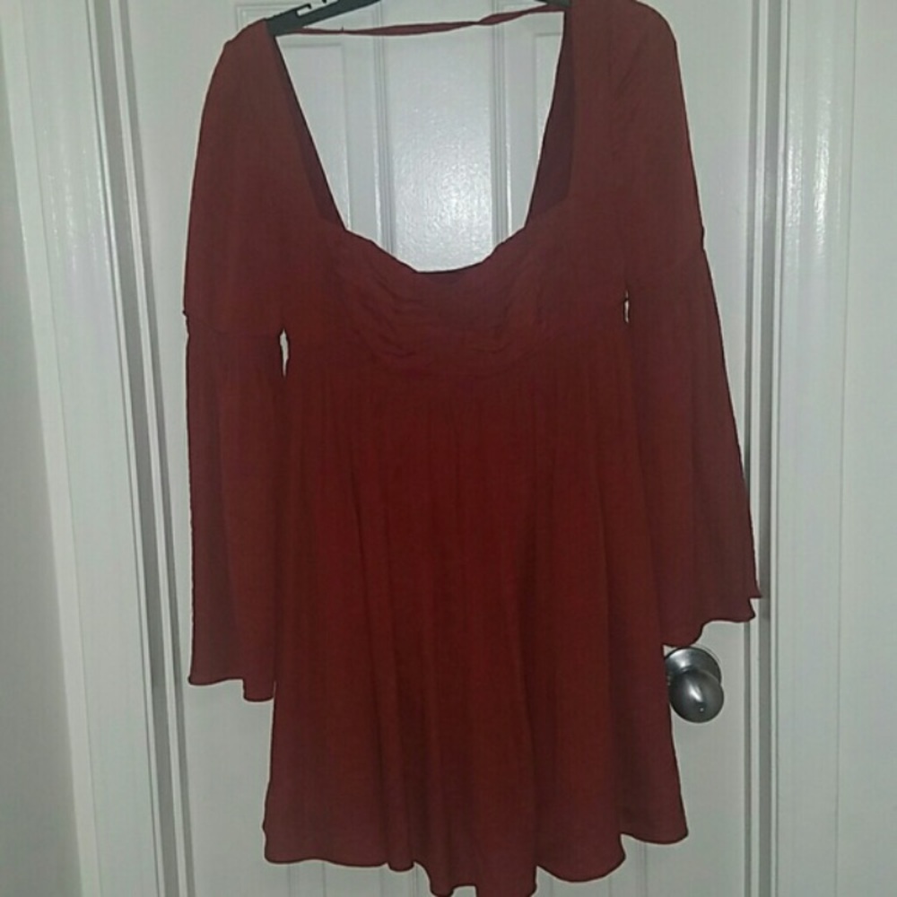 Gorgeous red free people dress! Never worn